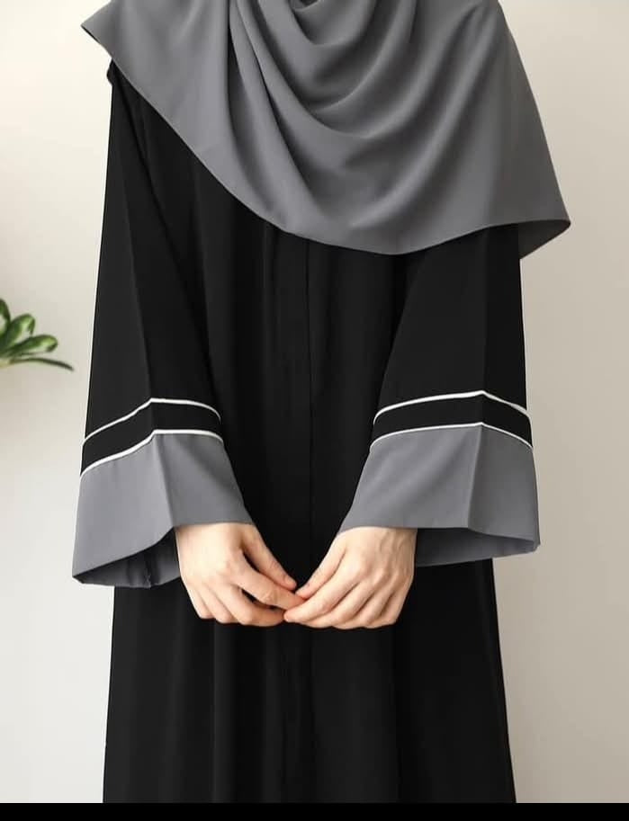 Zipper Abaya with Stoller