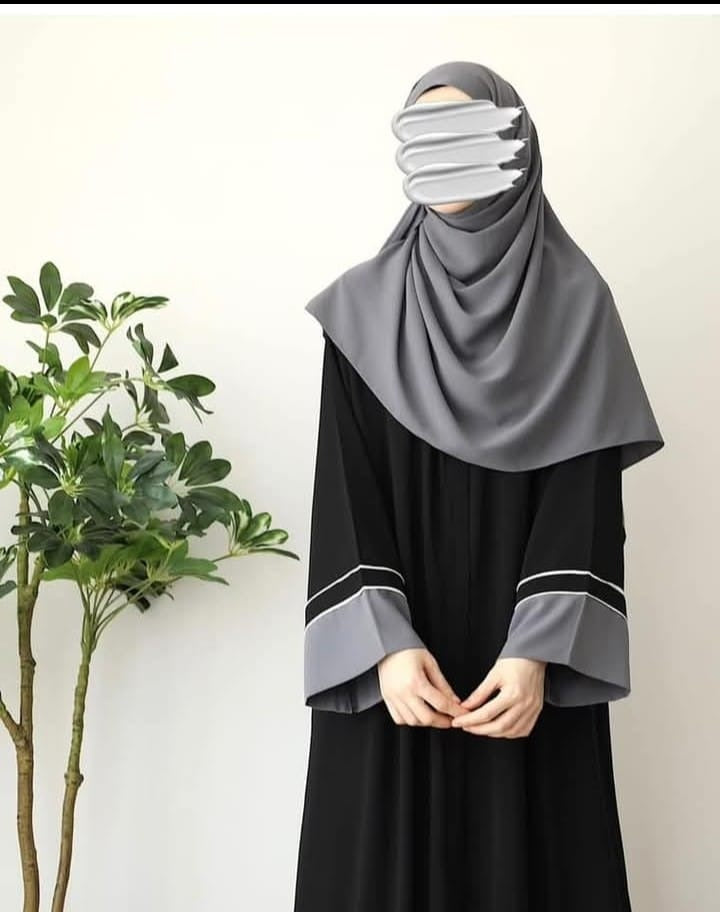 Zipper Abaya with Stoller