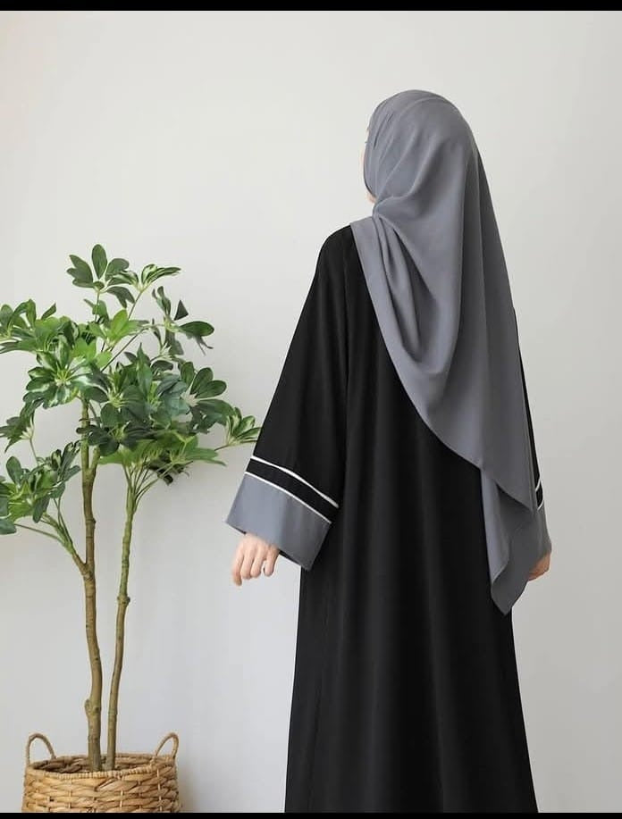 Zipper Abaya with Stoller
