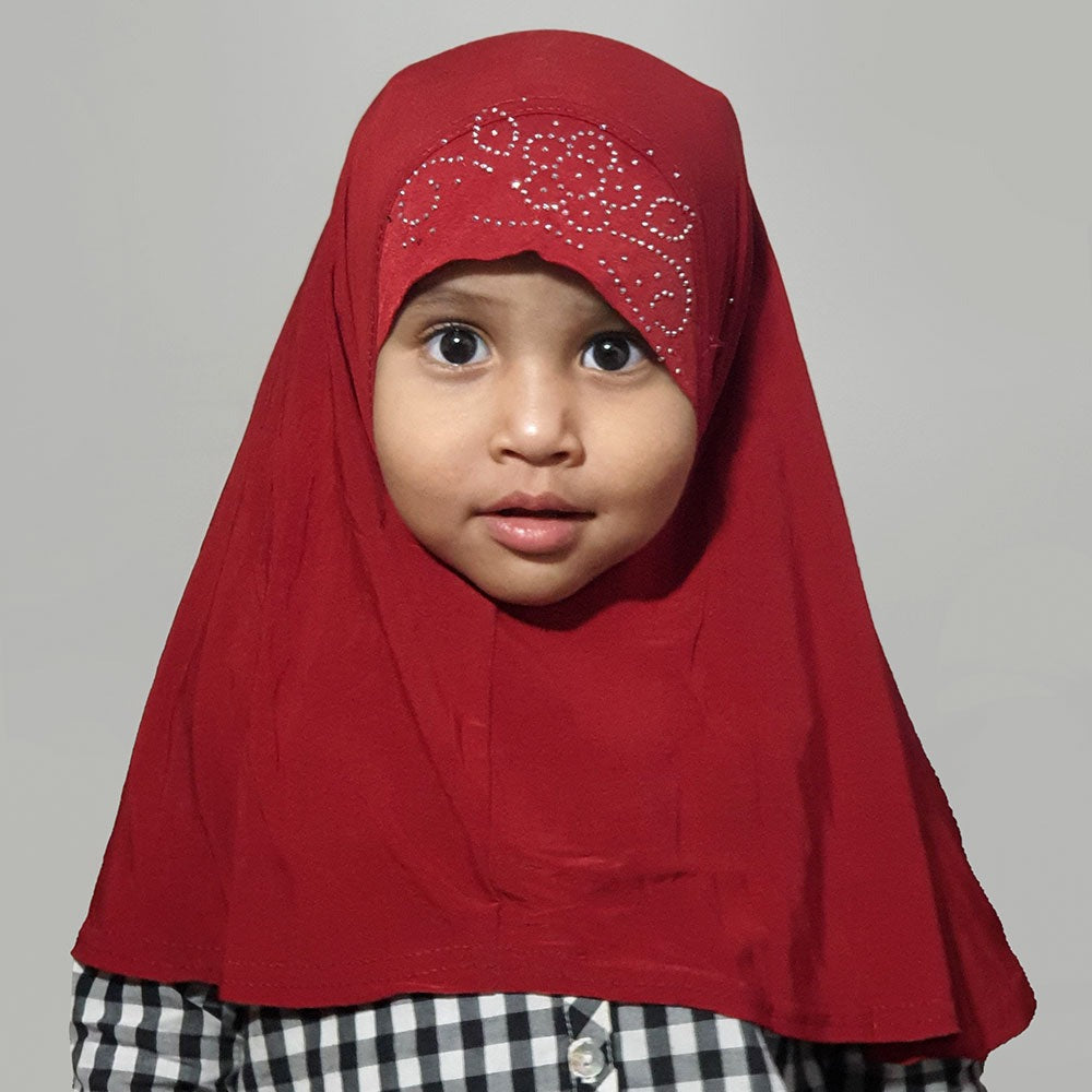 Kids Makhna Pearls – Red