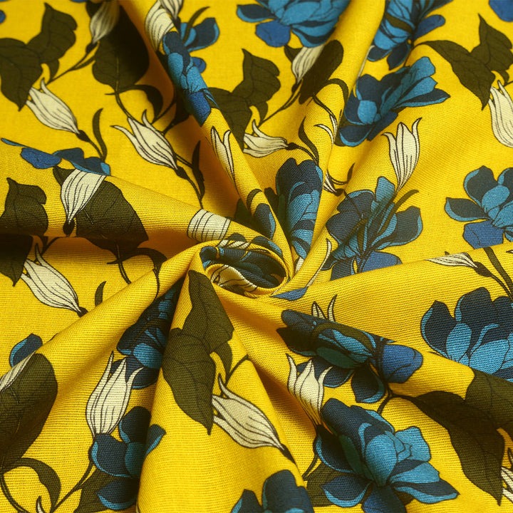 Printed Slub Khaddar /Per Meter
