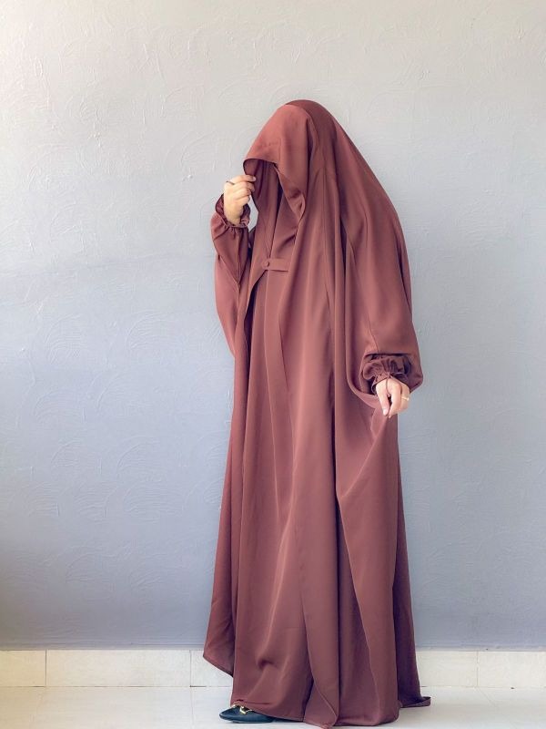 Saudi Jilbab (Brown Shade)