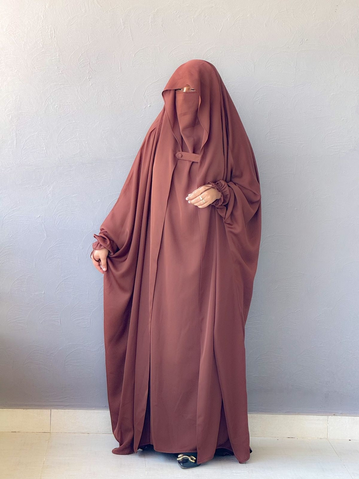 Saudi Jilbab (Brown Shade)