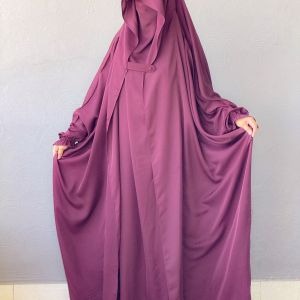 Saudi Jilbab (Burgandy Shade)