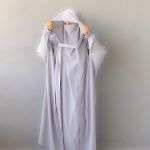 Saudi Jilbab (Silver Gray Shade)