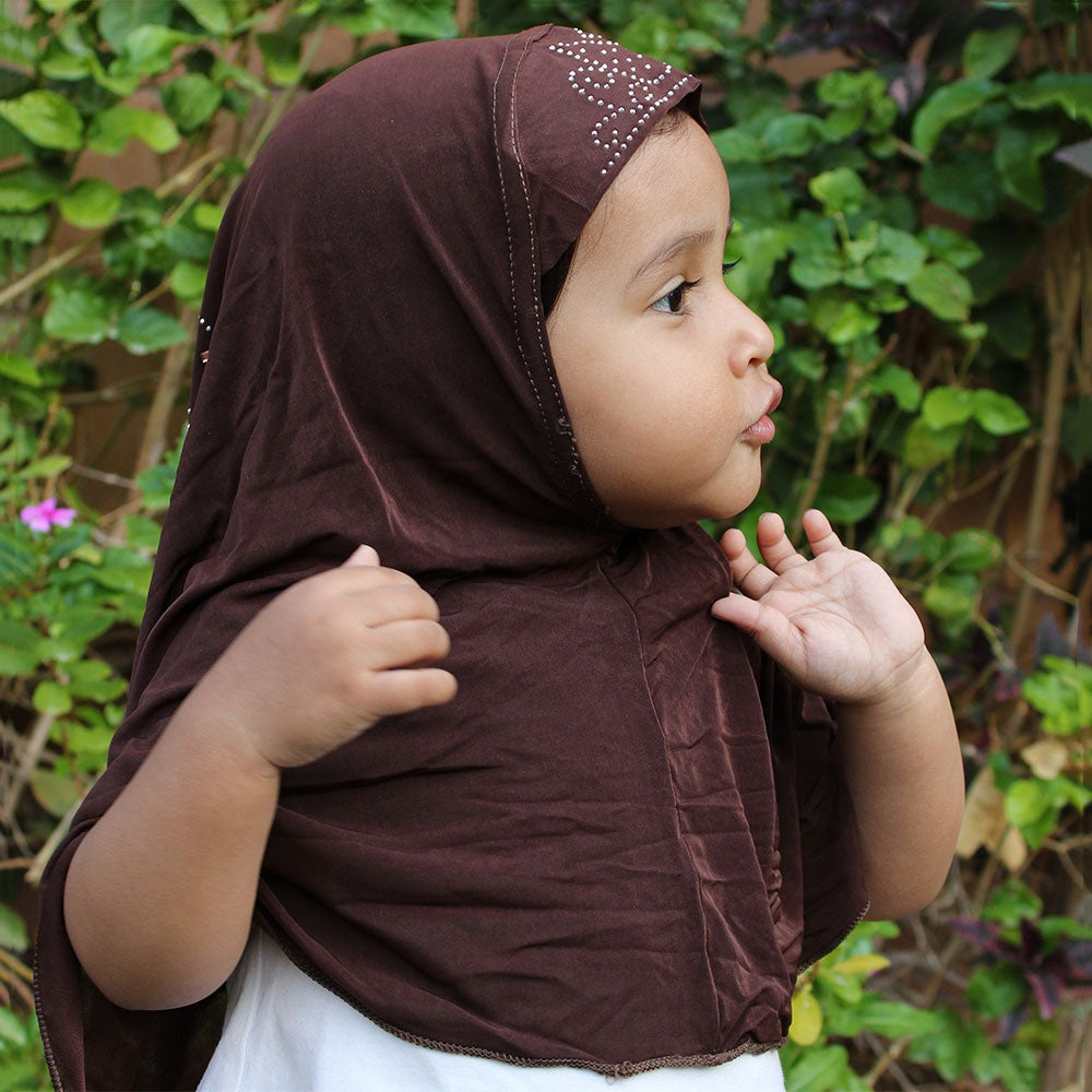 Kids Makhna Mirror – Dark Brown
