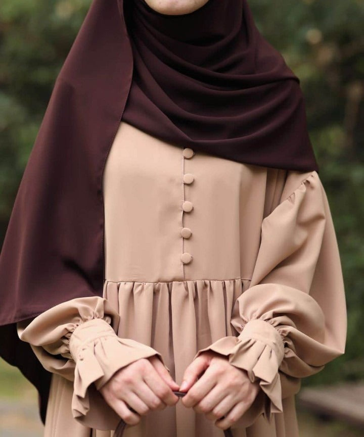 abaya for girl button abaya styles dezain fabric