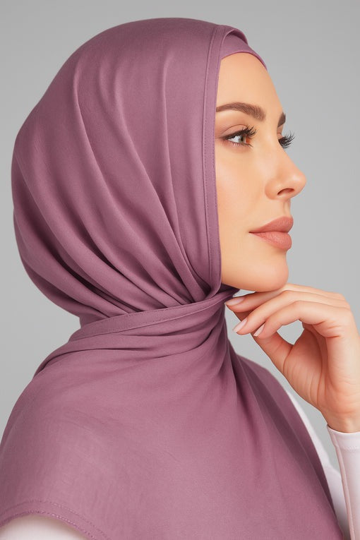 Modal Hijab in Sky Magenta