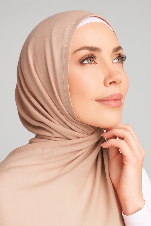 New Modal Hijab in Hazelnut