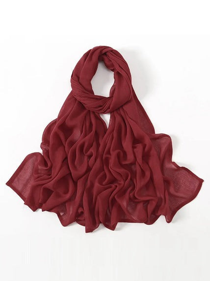 Modal Hijab in Maroon