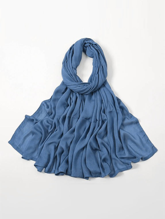 Modal Hijab in Denim Blue