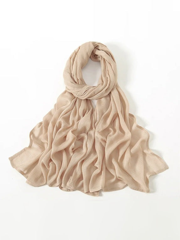 Modal Hijab in Wheat Brown