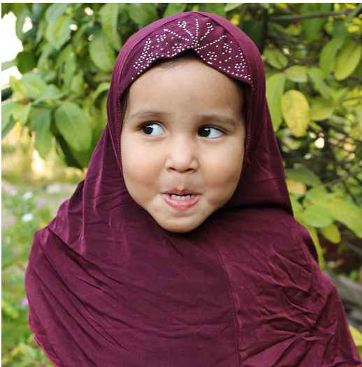 Kids Makhna Mirror – Burgundy
