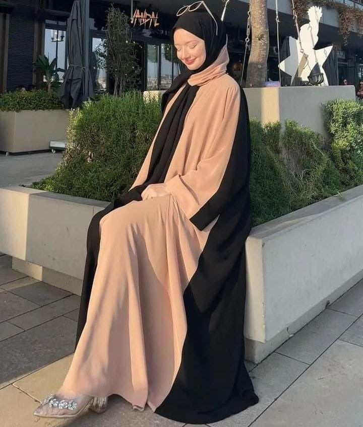 2-in-1 Elegant Arabic Abaya for Girls