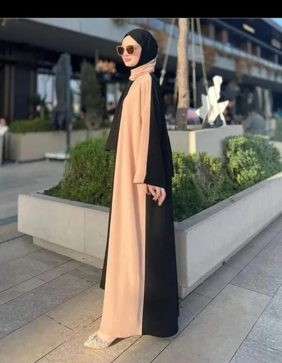 2-in-1 Elegant Arabic Abaya for Girls