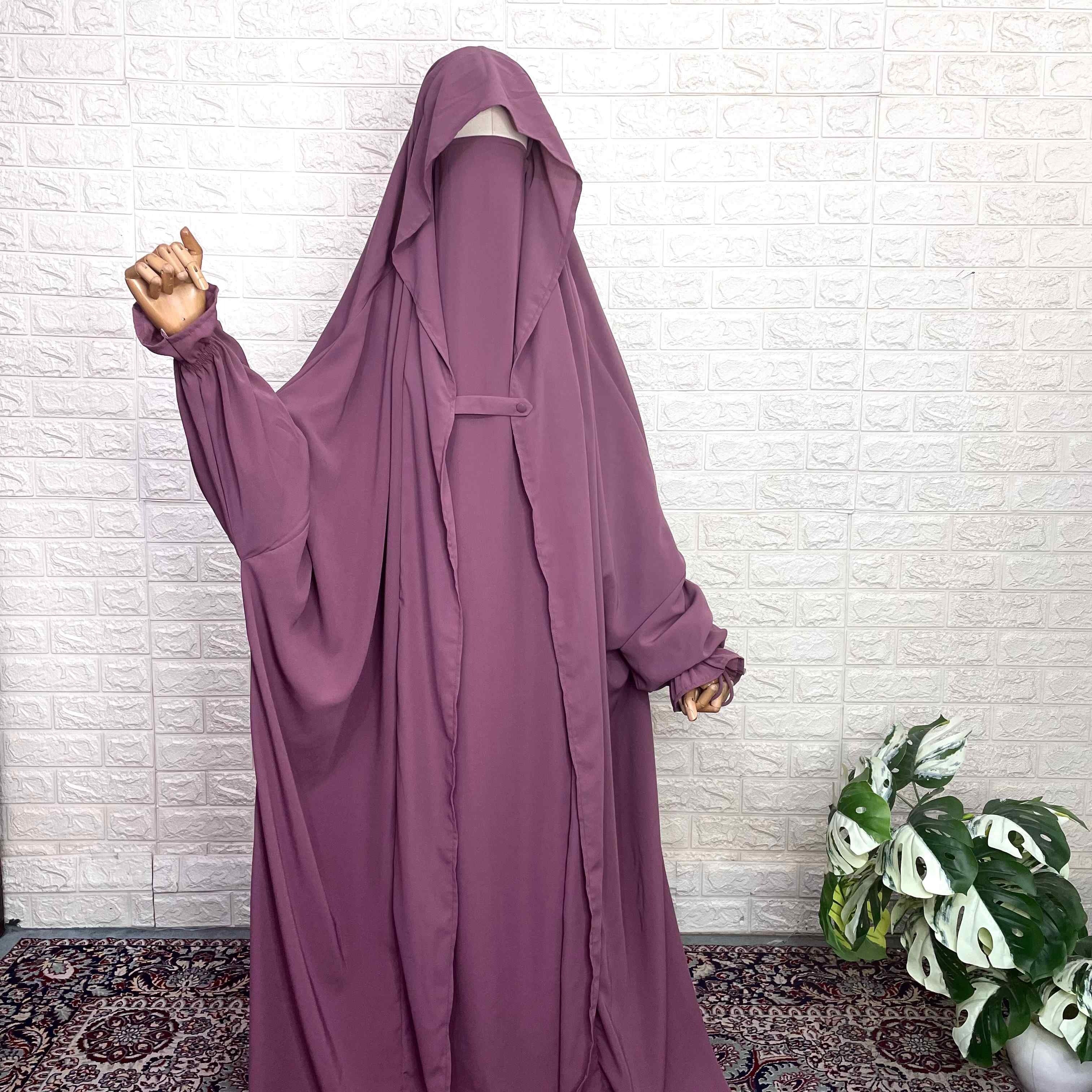SAUDI JILBAB ( IMPORTED KOREAN NIDA) - TPINK