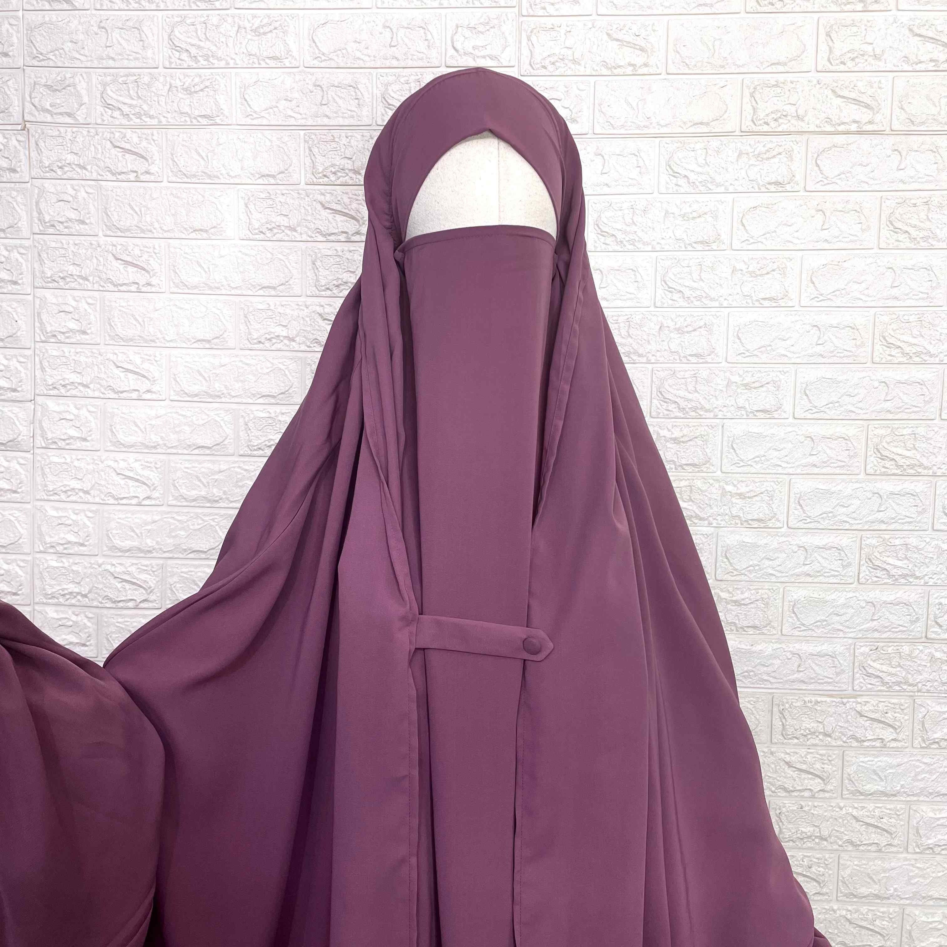 SAUDI JILBAB ( IMPORTED KOREAN NIDA) - TPINK